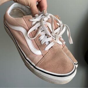 Peachy Pink Coloured Vans